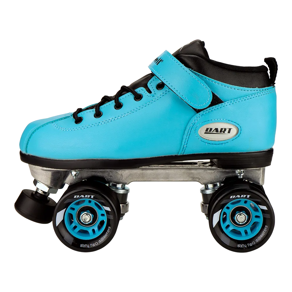 Riedell Dart Roller Skate Set Light Blue