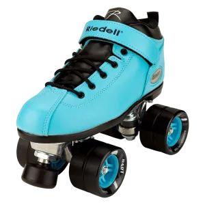 Riedell Dart Roller Skate Set Light Blue