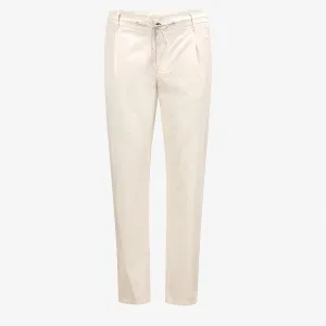 Sand Cotton Jogger-Style Chino Pants - ELEVENTY