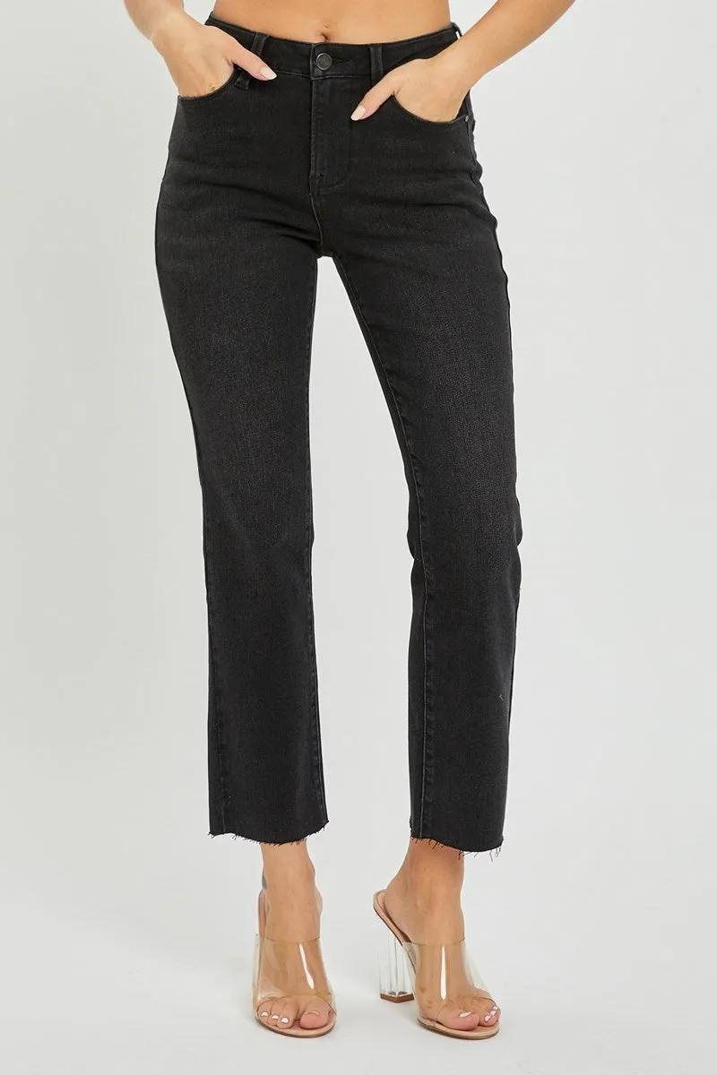 Straight Black Jeans