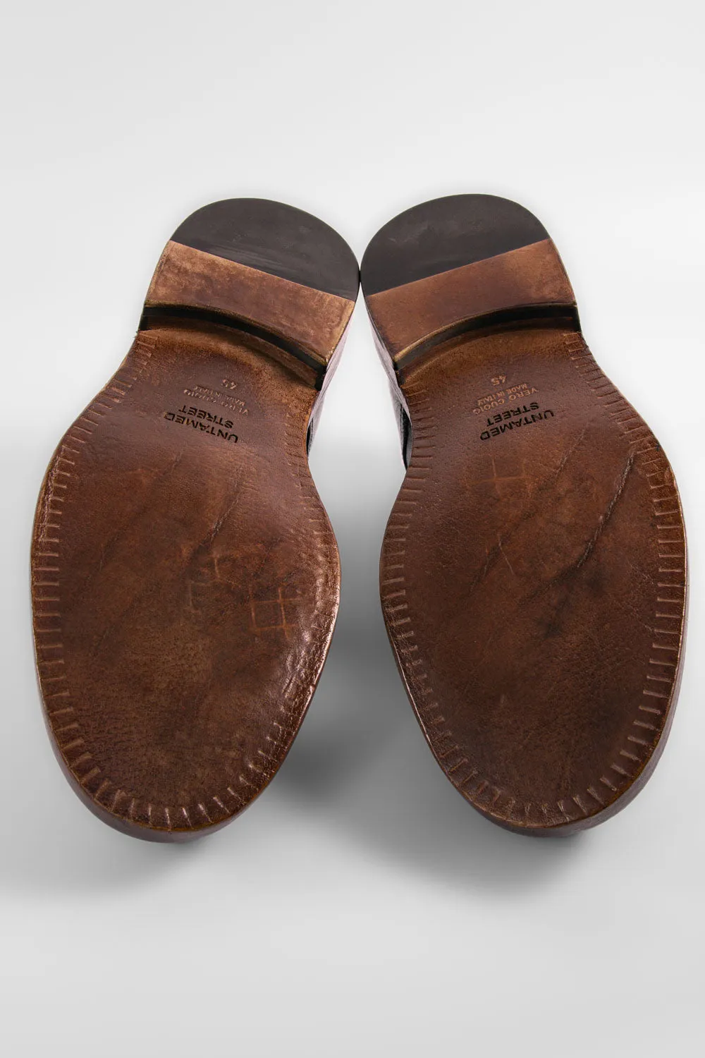 YORK imperial-black welted derby shoes.