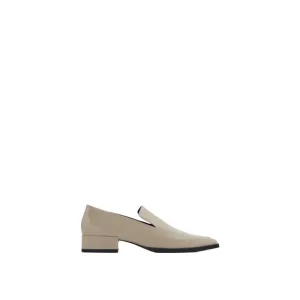 Zara Patent Finish Flat Shoes With Square Toe | 6